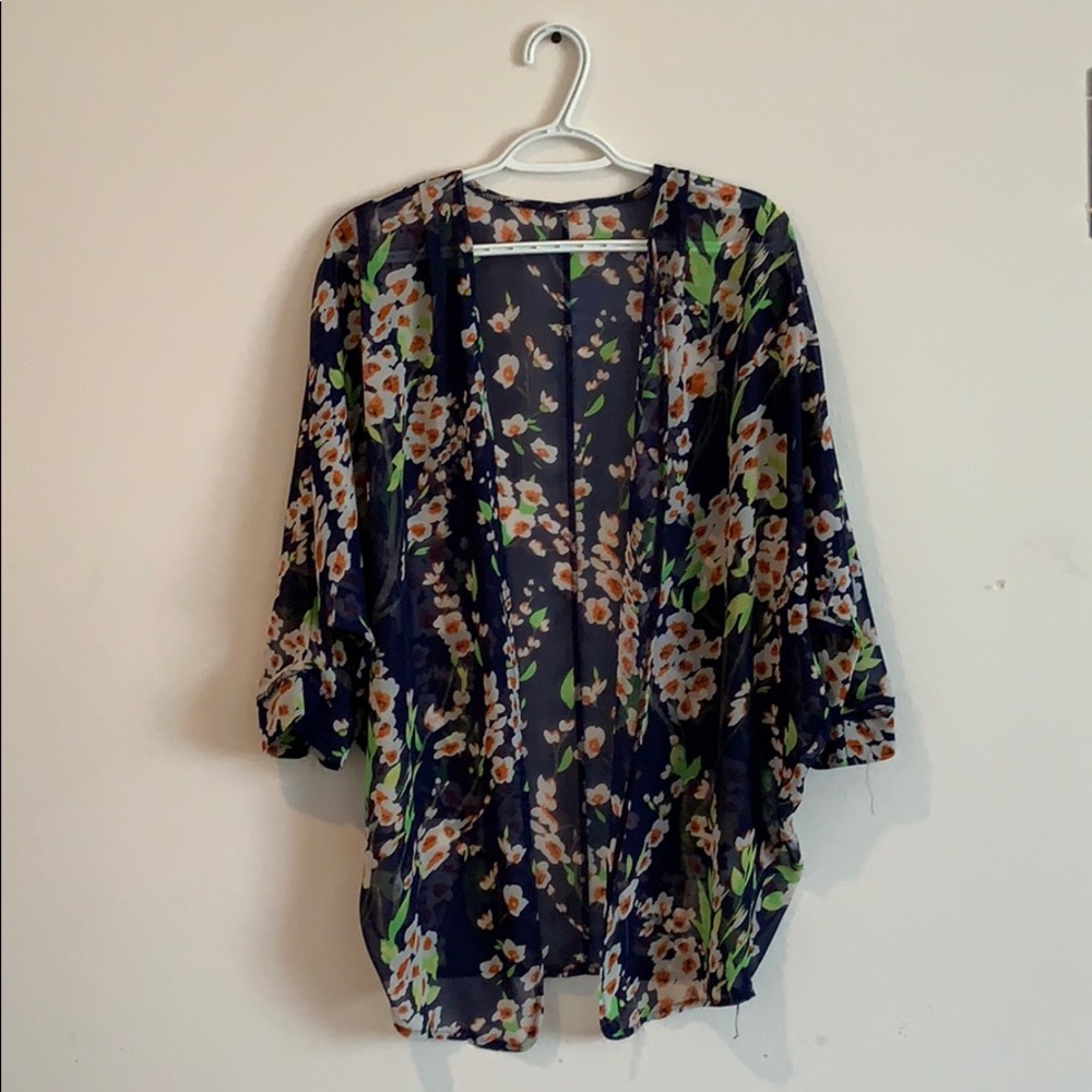 Floral shawl